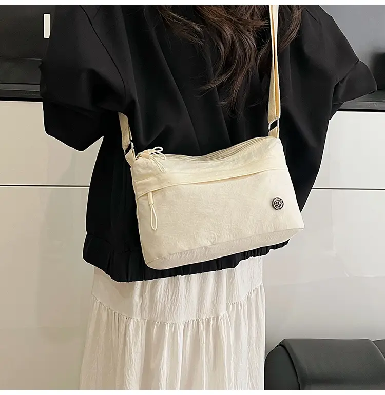 Women's Multi-Compartment Crossbody Bag Yellow Water-Repellent — feature 21