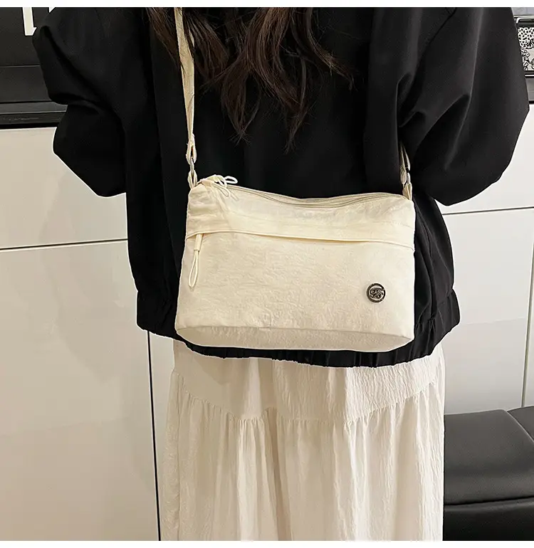 Women's Multi-Compartment Crossbody Bag Yellow Water-Repellent — feature 22