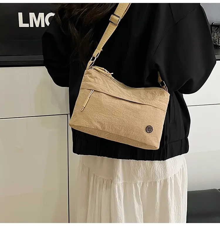 Women's Multi-Compartment Crossbody Bag Yellow Water-Repellent — feature 24