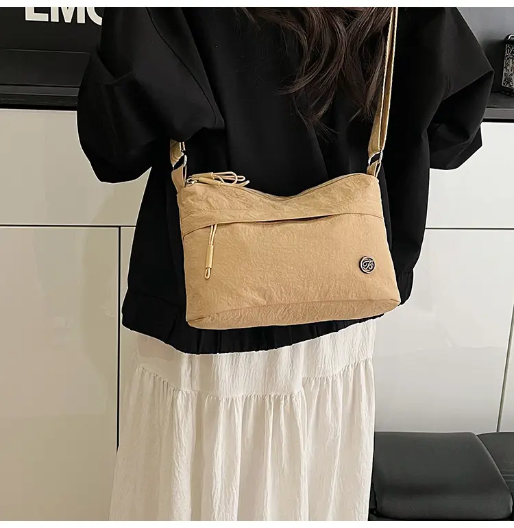 Women's Multi-Compartment Crossbody Bag Yellow Water-Repellent — feature 26