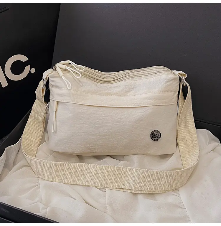 Women's Multi-Compartment Crossbody Bag Yellow Water-Repellent — feature 39