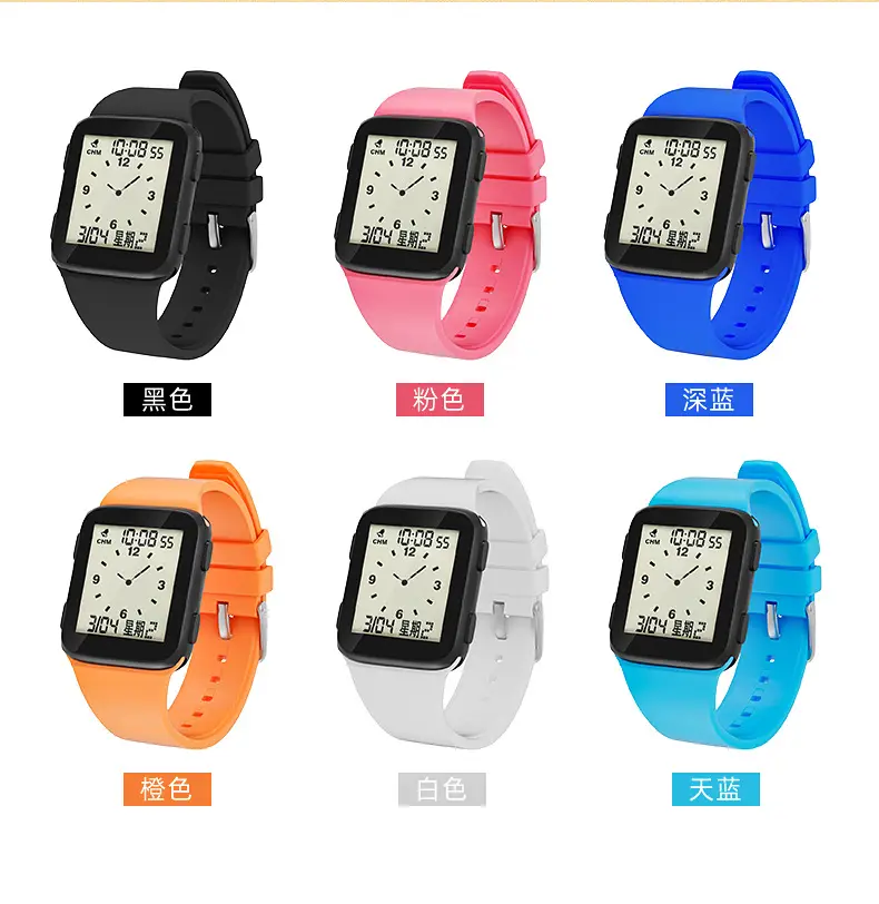 Black Waterproof Electronic Watch No Charge No Online — feature 8