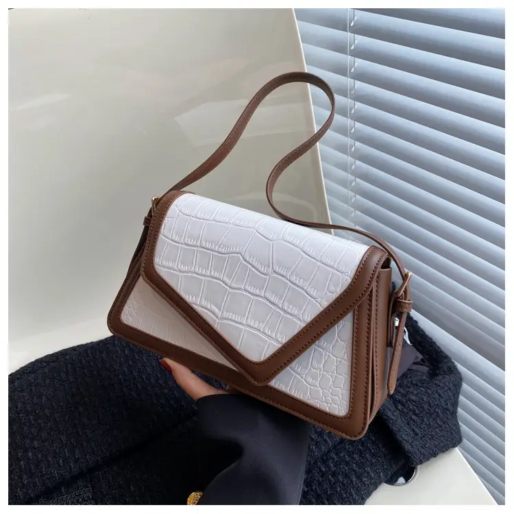 Women's Crossbody Bag Beige Black Contrast 2025 — feature 27