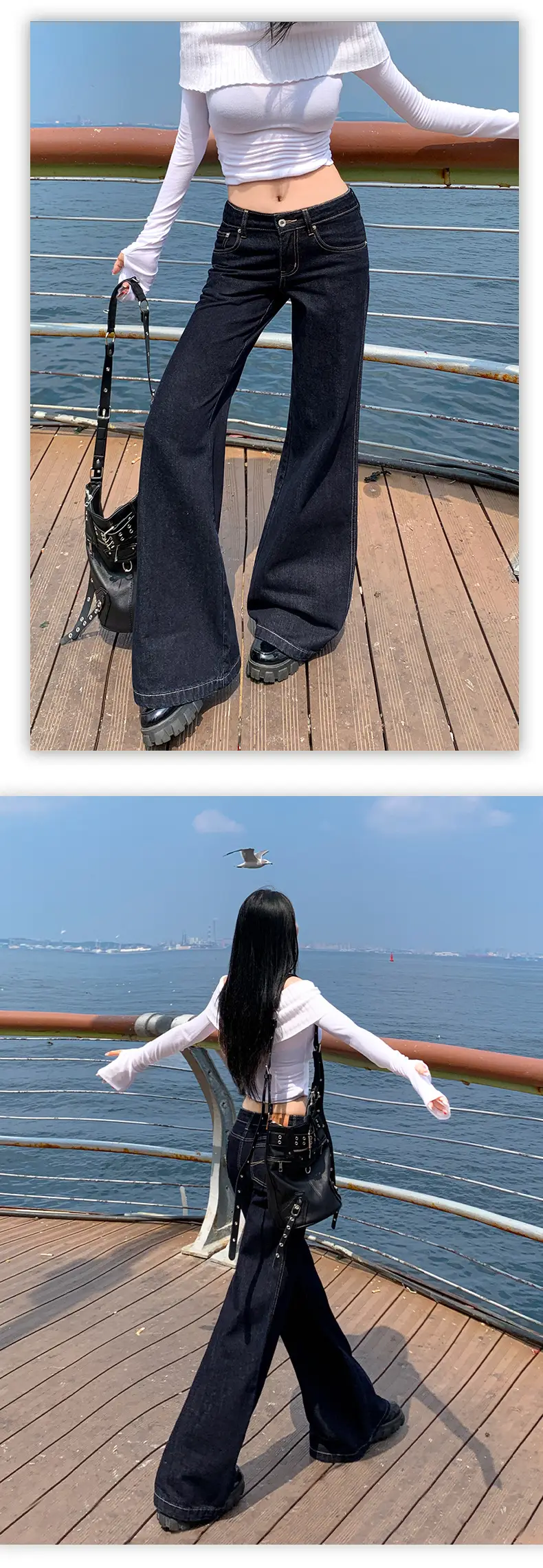 Dark Blue Loose Slimming Jeans for Women 2025 Spring Summer — feature 14