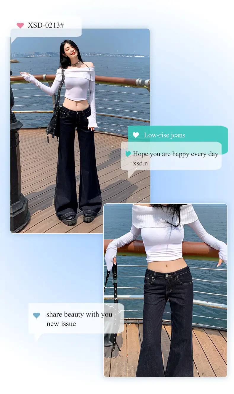 Dark Blue Loose Slimming Jeans for Women 2025 Spring Summer — feature 2