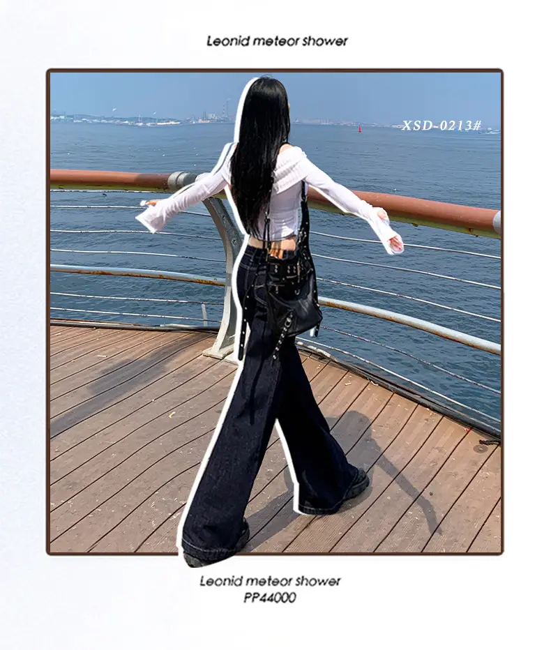 Dark Blue Loose Slimming Jeans for Women 2025 Spring Summer — feature 3