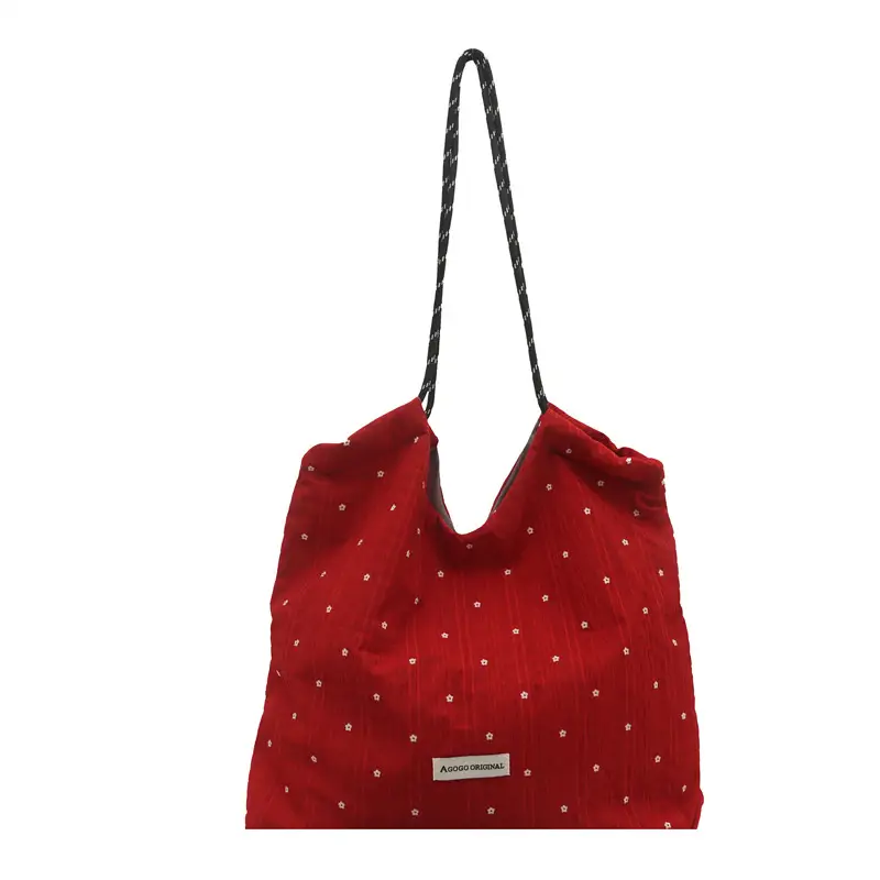 Women's Canvas Polka Dot Tote Bag 2025 - Image 11