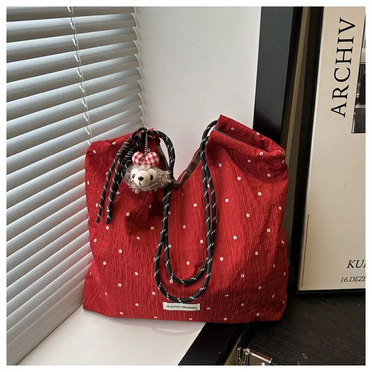 Women's Canvas Polka Dot Tote Bag 2025 — feature 20