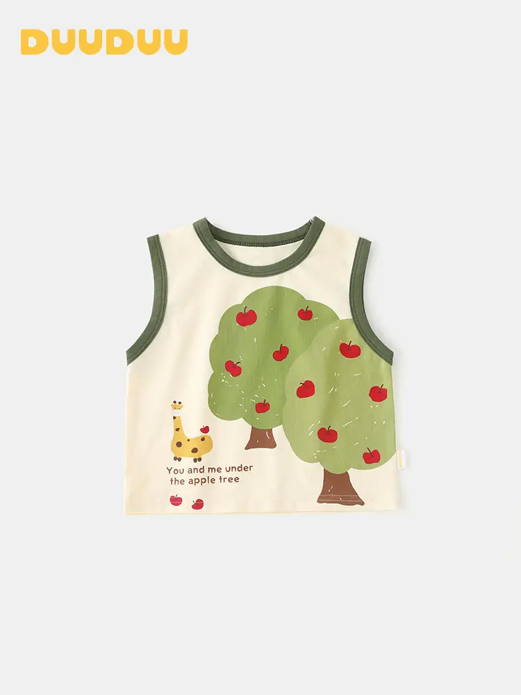 Duuduu Forest Style Baby Vest Sleeveless Summer for Boys - Image 2