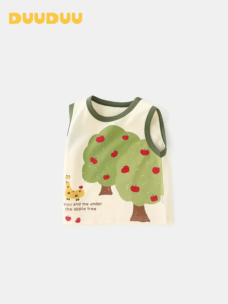 Duuduu Forest Style Baby Vest Sleeveless Summer for Boys - Image 4