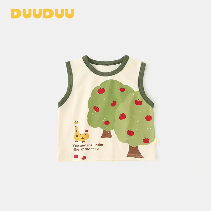 DUUDUU Baby Vest Sleeveless Summer Class A Boys T-Shirt