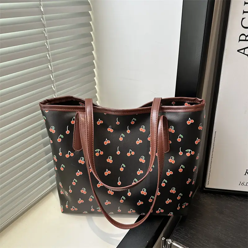 2025 Casual Women's Printed Crossbody Bag White Brown - Image 4