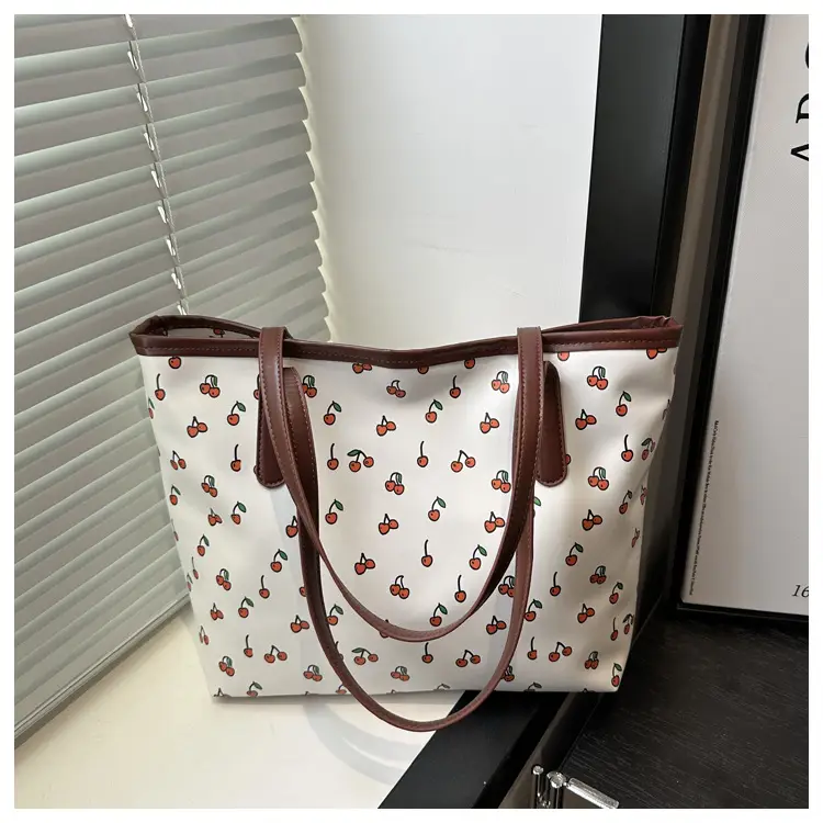 2025 Casual Women's Printed Crossbody Bag White Brown — feature 19