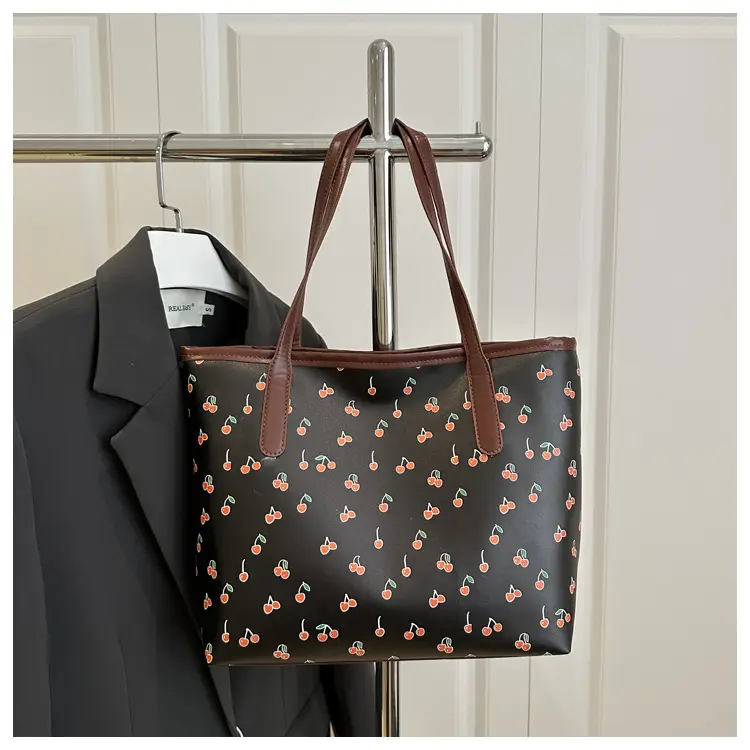 2025 Casual Women's Printed Crossbody Bag White Brown — feature 20