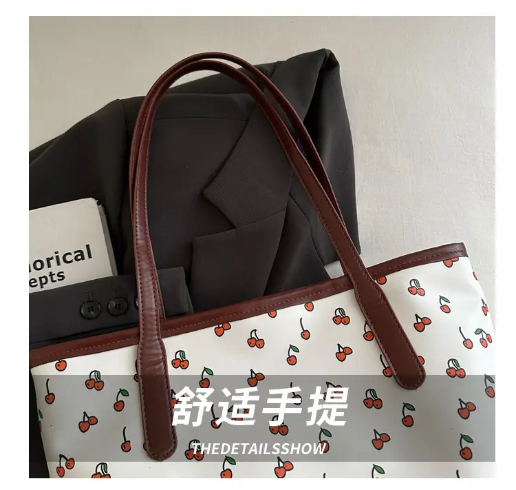 2025 Casual Women's Printed Crossbody Bag White Brown — feature 3