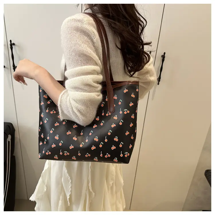 2025 Casual Women's Printed Crossbody Bag White Brown — feature 8