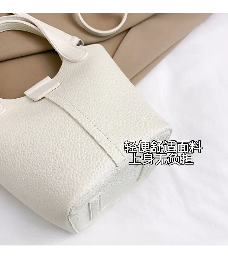 Women's Crossbody Bag Cream Leather 2026 New Model — feature 4