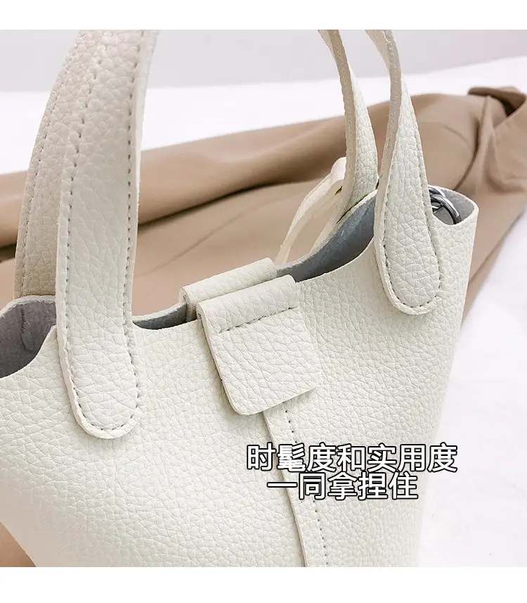 Women's Crossbody Bag Cream Leather 2026 New Model — feature 5