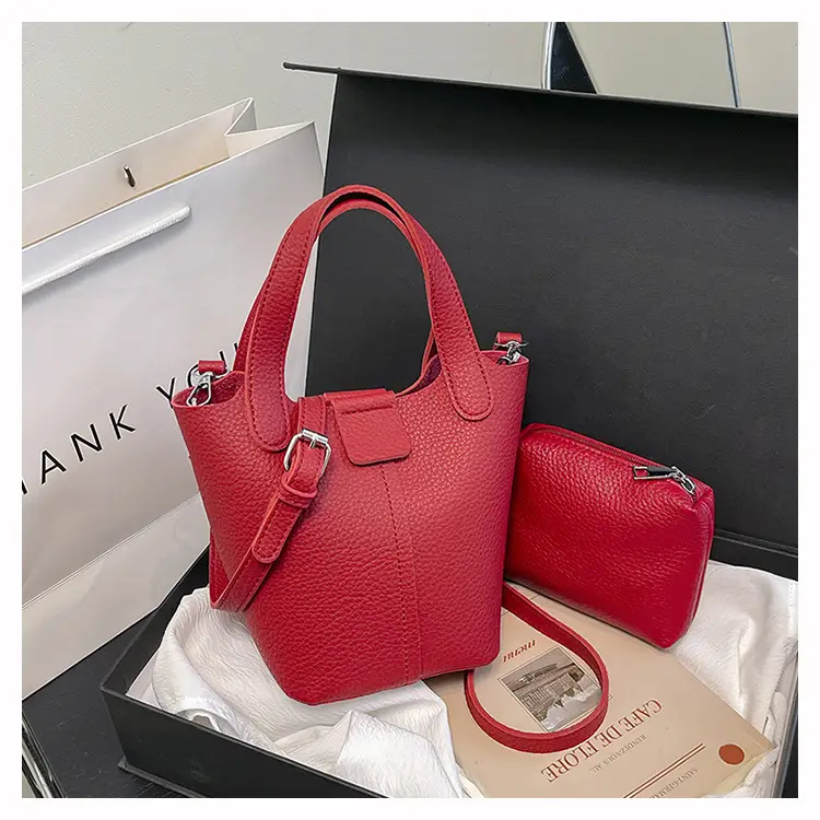 Women's Crossbody Bag Cream Leather 2026 New Model - Image 4