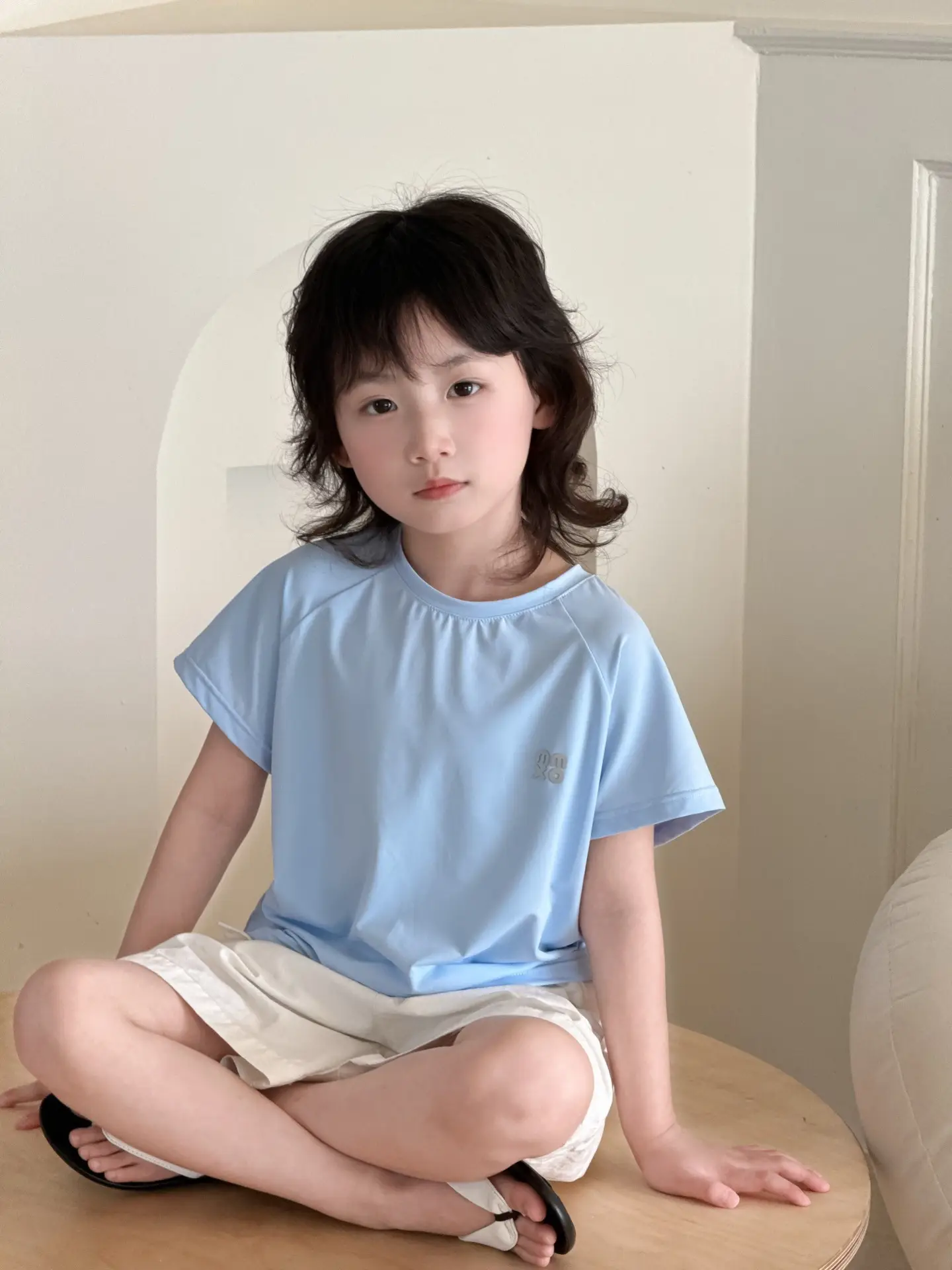 Light Blue T-Shirt for Boys Short Sleeve — feature 3