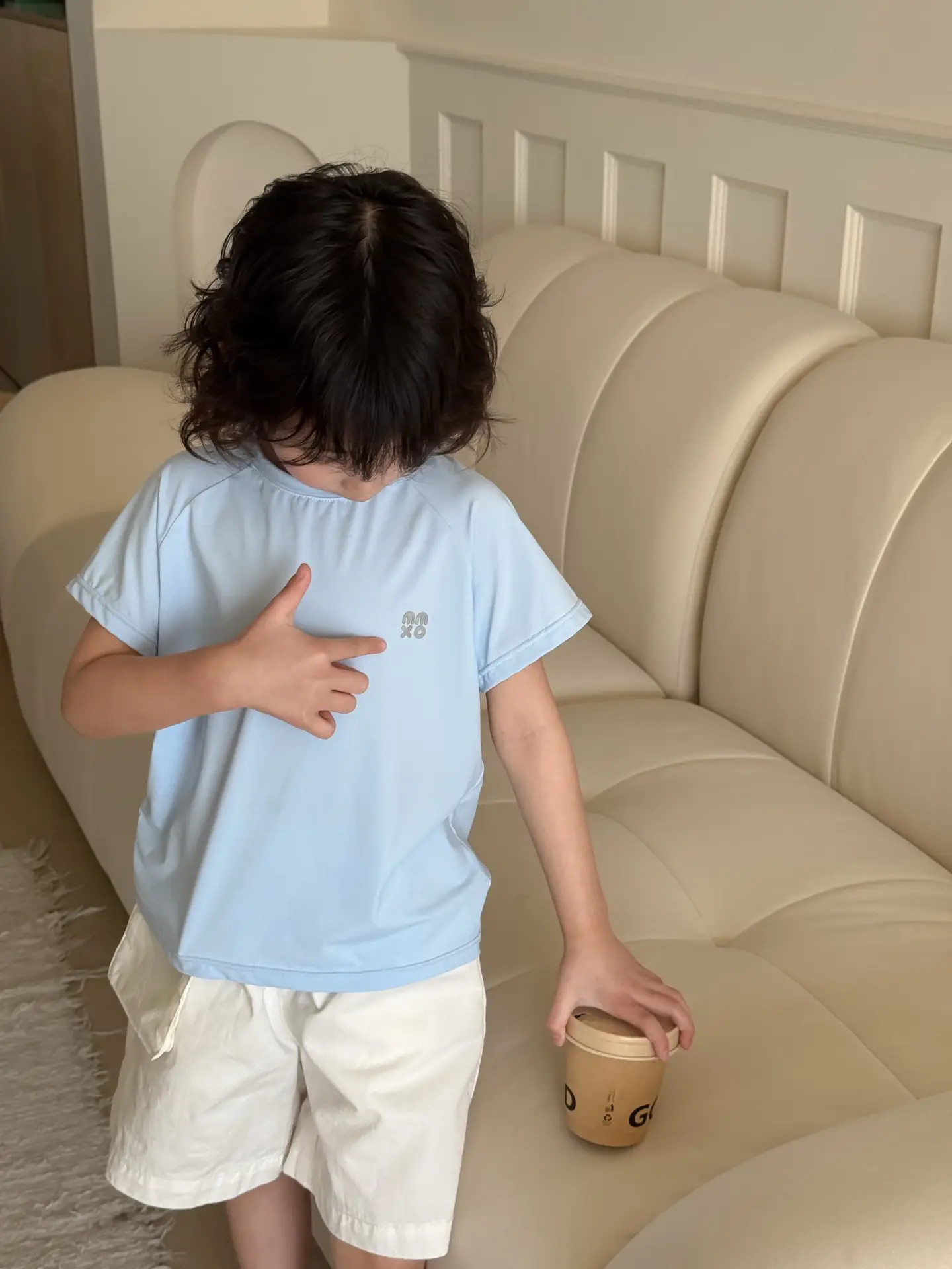 Light Blue T-Shirt for Boys Short Sleeve — feature 7
