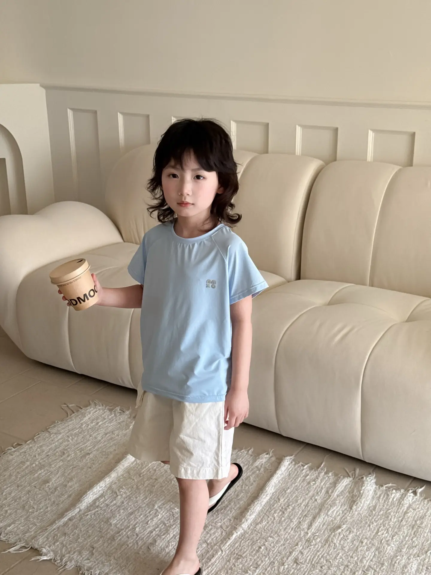 Light Blue T-Shirt for Boys Short Sleeve — feature 9