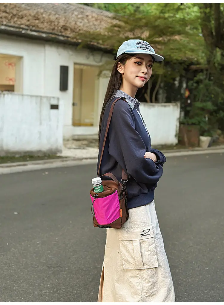 Women Drawstring Sports Bag Yellow Purple 2025 — feature 20