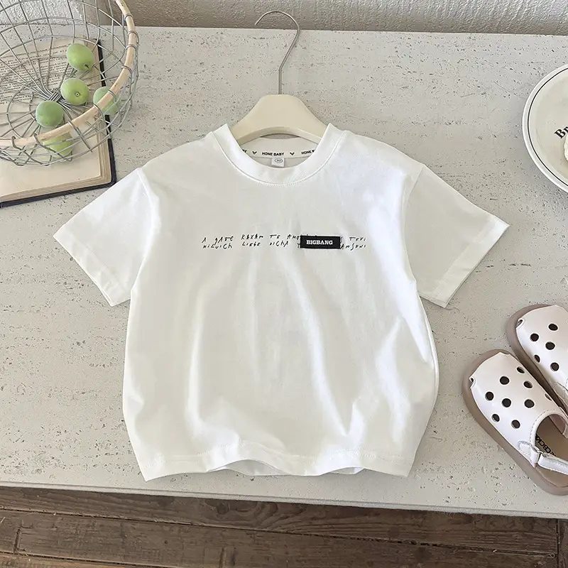 Boys Tie-Dye Cotton T-Shirt 2025 with Zip Pocket - Image 3