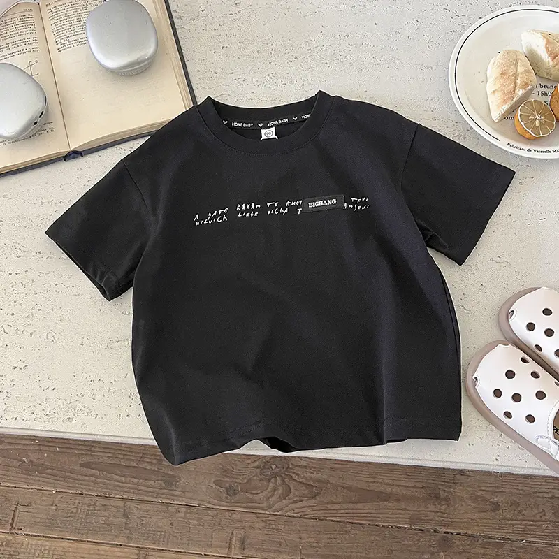 Boys Tie-Dye Cotton T-Shirt 2025 with Zip Pocket - Image 4