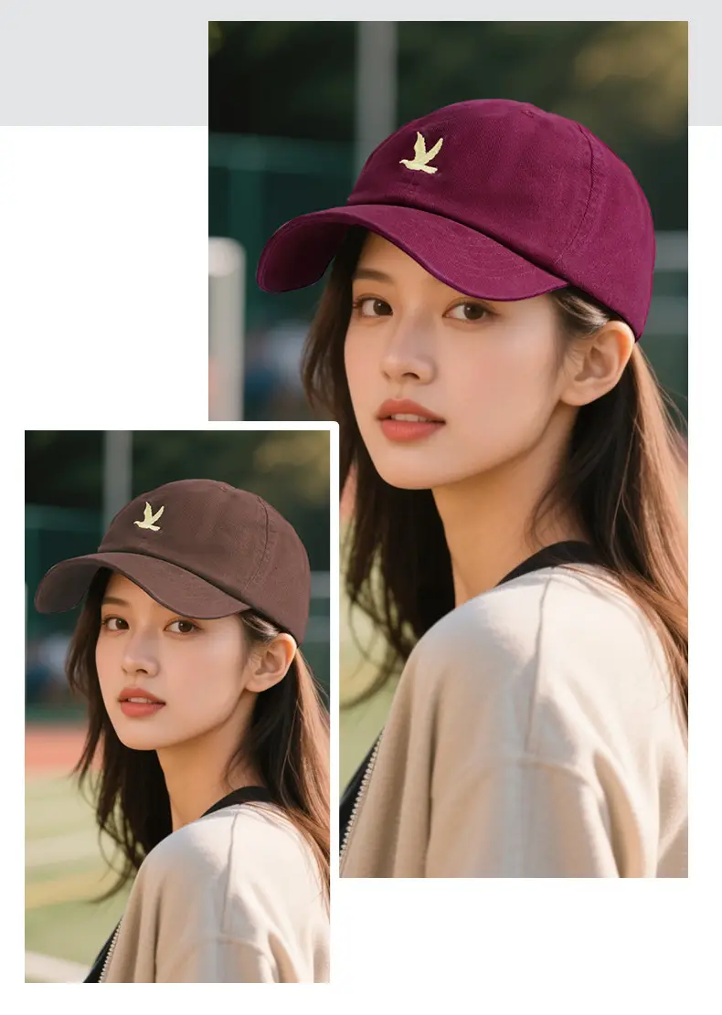 Korean Style Foldable Baseball Cap for Women Men Wide Brim Sun Protection — feature 3