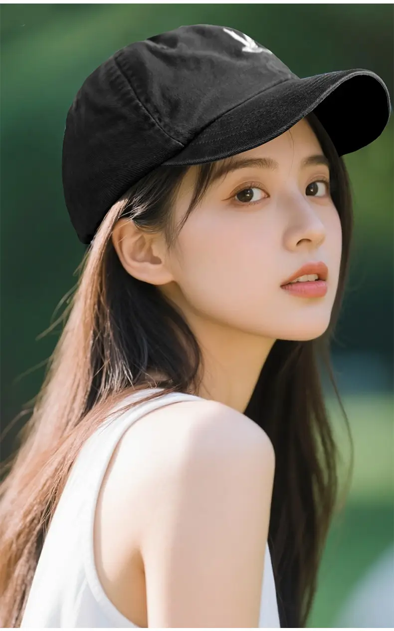 Korean Style Foldable Baseball Cap for Women Men Wide Brim Sun Protection — feature 5