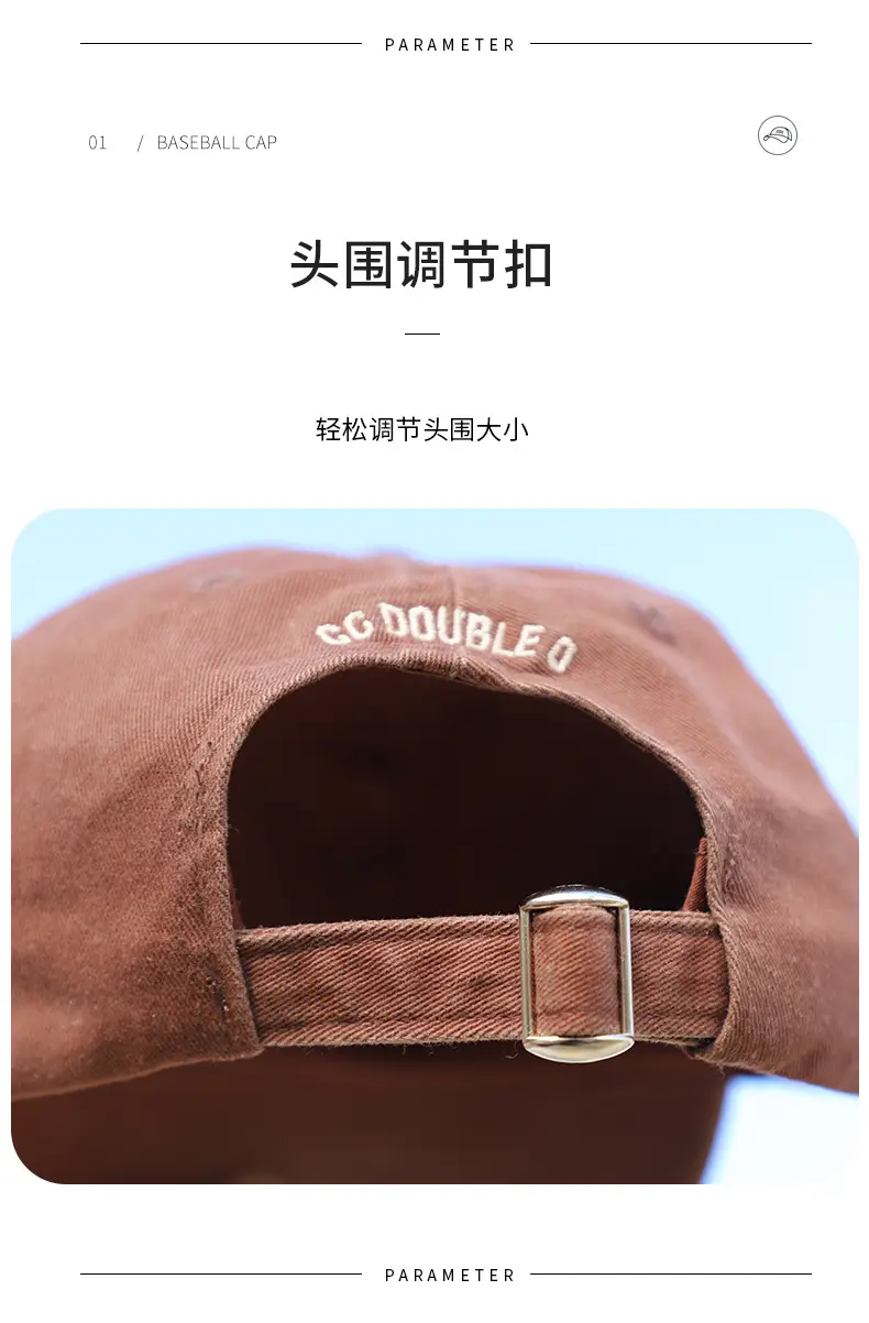 Korean Style Foldable Baseball Cap for Women Men Wide Brim Sun Protection — feature 9