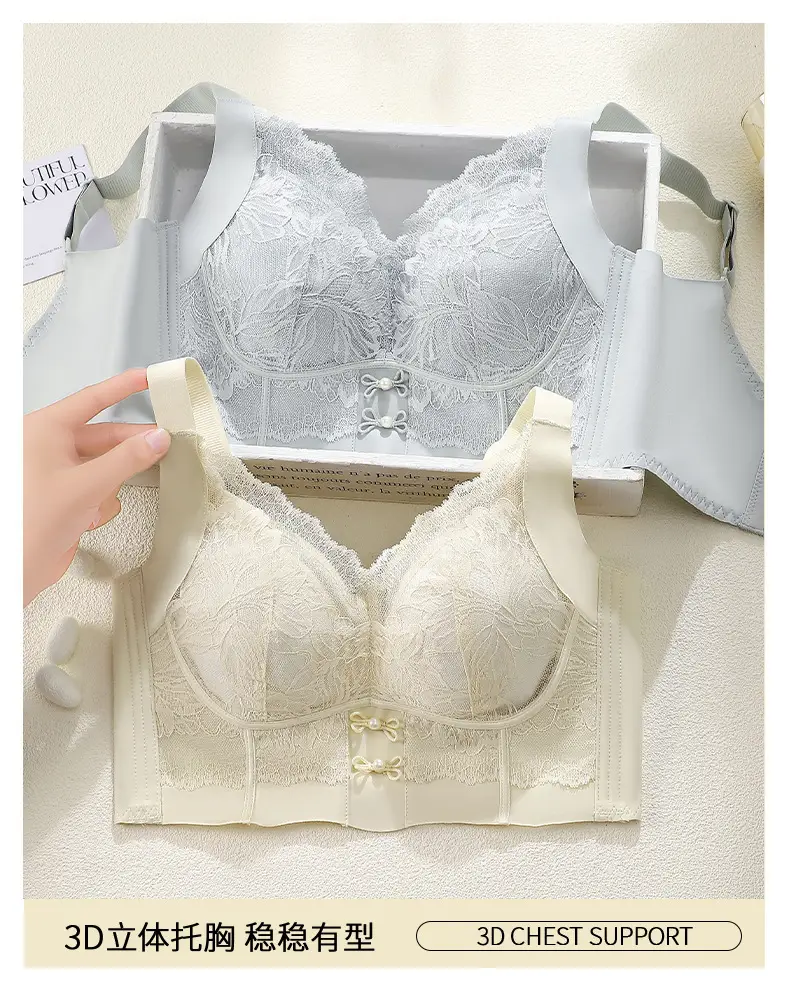 Large Size Adjustable Breast-Retracting Bra, Large Breasts and Small Breasts, Lifting Bra Without Rims, Corrective Expansion Bra — feature 17