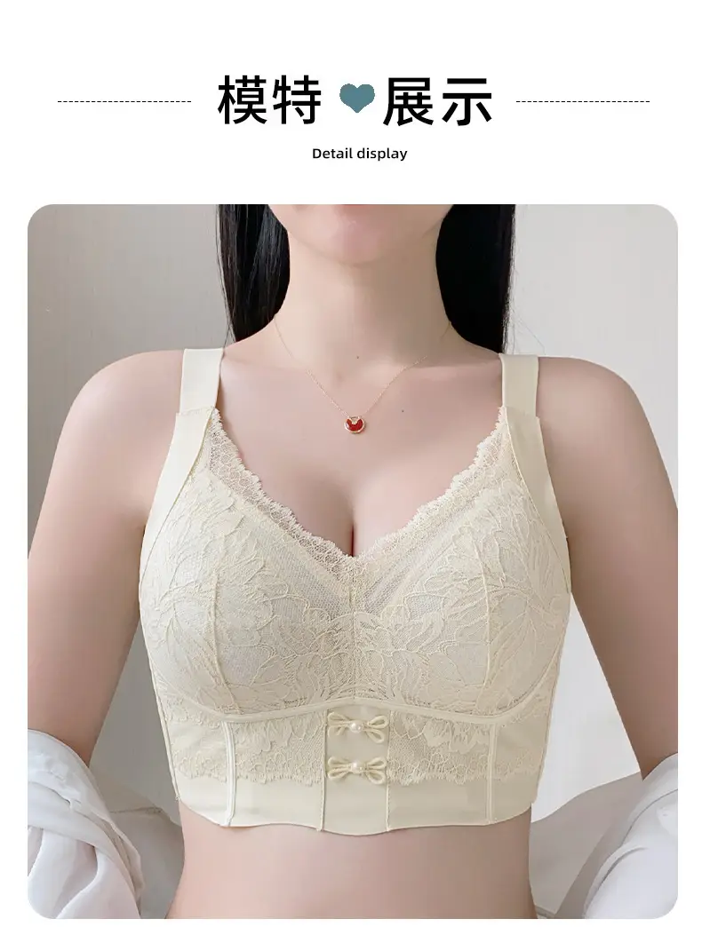 Large Size Adjustable Breast-Retracting Bra, Large Breasts and Small Breasts, Lifting Bra Without Rims, Corrective Expansion Bra — feature 25