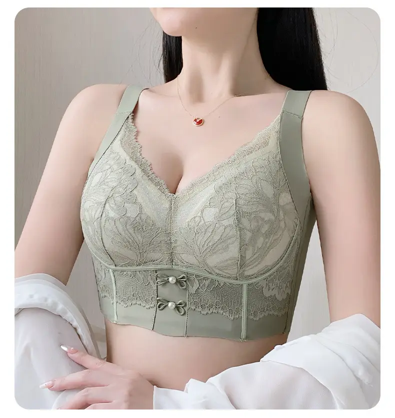 Large Size Adjustable Breast-Retracting Bra, Large Breasts and Small Breasts, Lifting Bra Without Rims, Corrective Expansion Bra — feature 27