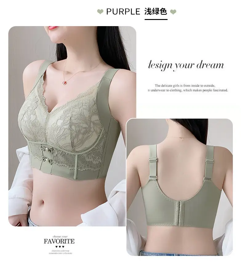 Large Size Adjustable Breast-Retracting Bra, Large Breasts and Small Breasts, Lifting Bra Without Rims, Corrective Expansion Bra — feature 28