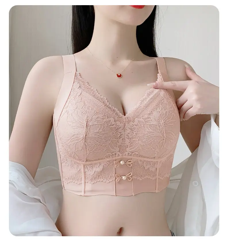 Large Size Adjustable Breast-Retracting Bra, Large Breasts and Small Breasts, Lifting Bra Without Rims, Corrective Expansion Bra — feature 29
