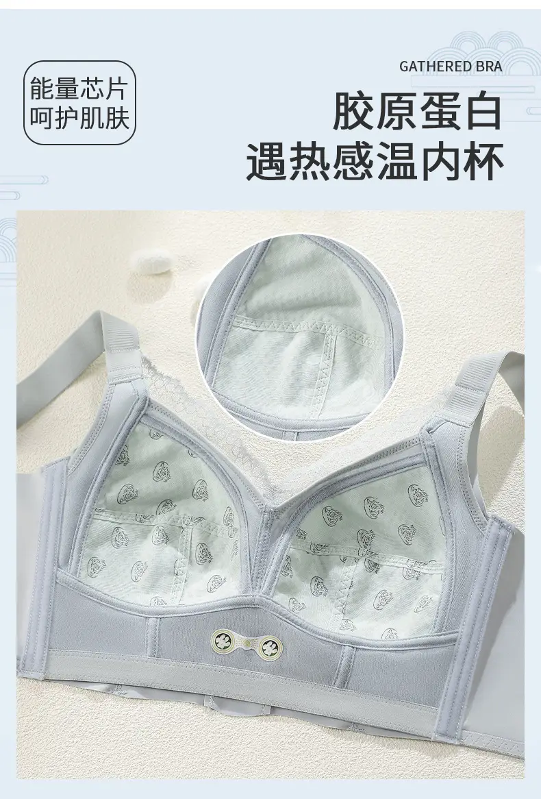 Large Size Adjustable Breast-Retracting Bra, Large Breasts and Small Breasts, Lifting Bra Without Rims, Corrective Expansion Bra — feature 8