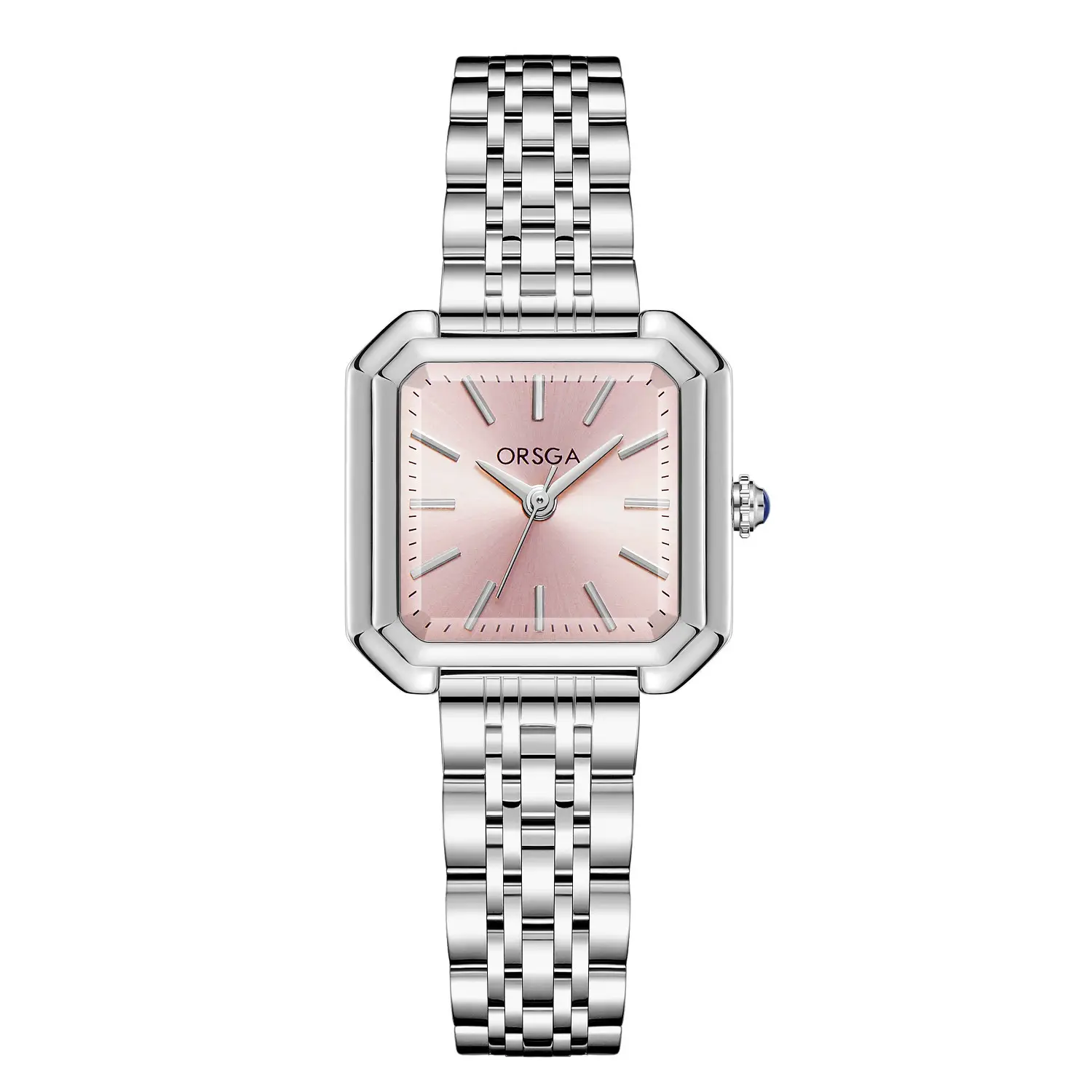 Orsga New Square Women's Watch Gold Silver Quartz Wristwatch