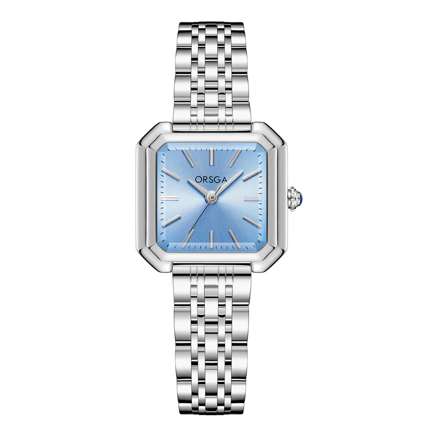 Orsga New Square Women's Watch Gold Silver Quartz Wristwatch
