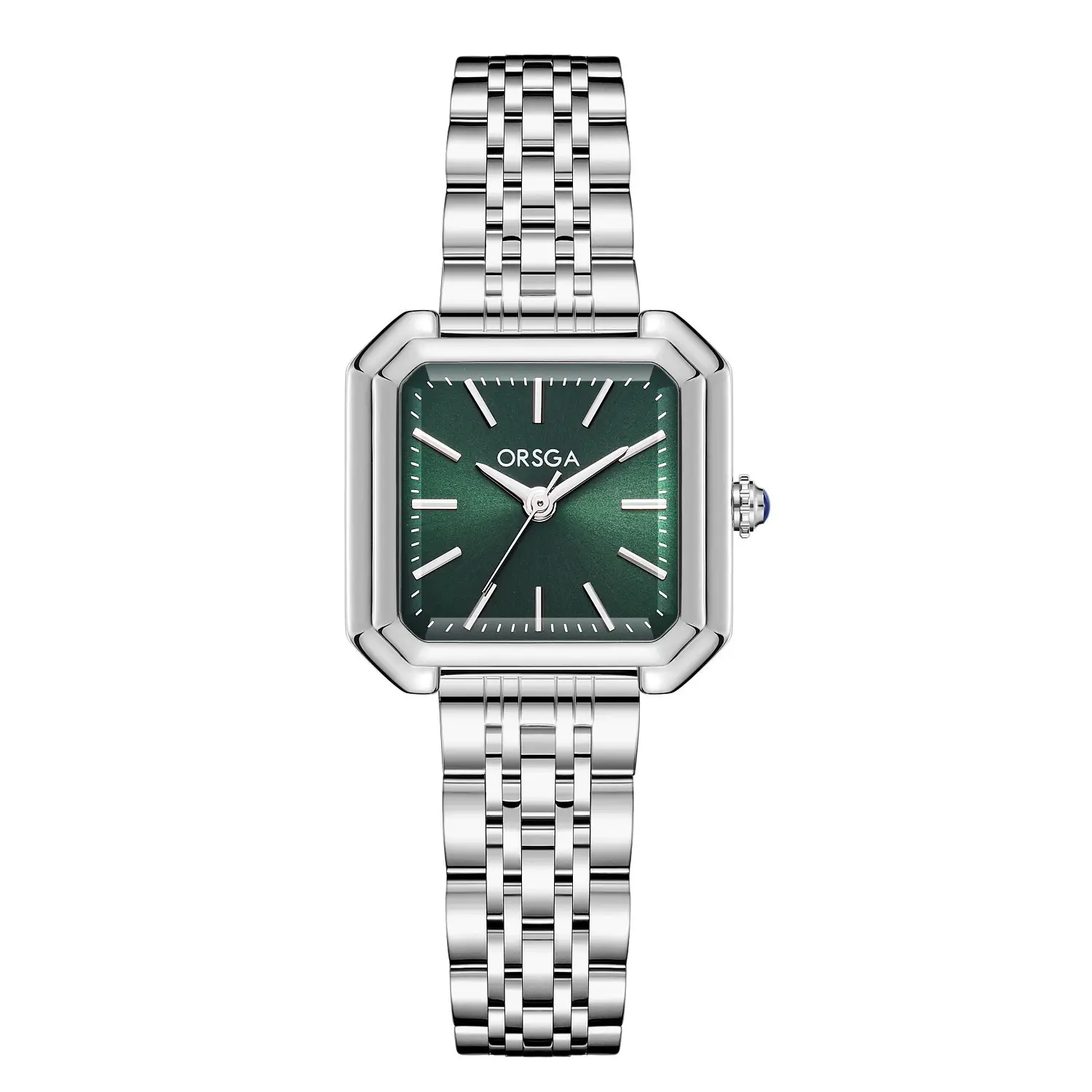 Orsga New Square Women's Watch Gold Silver Quartz Wristwatch