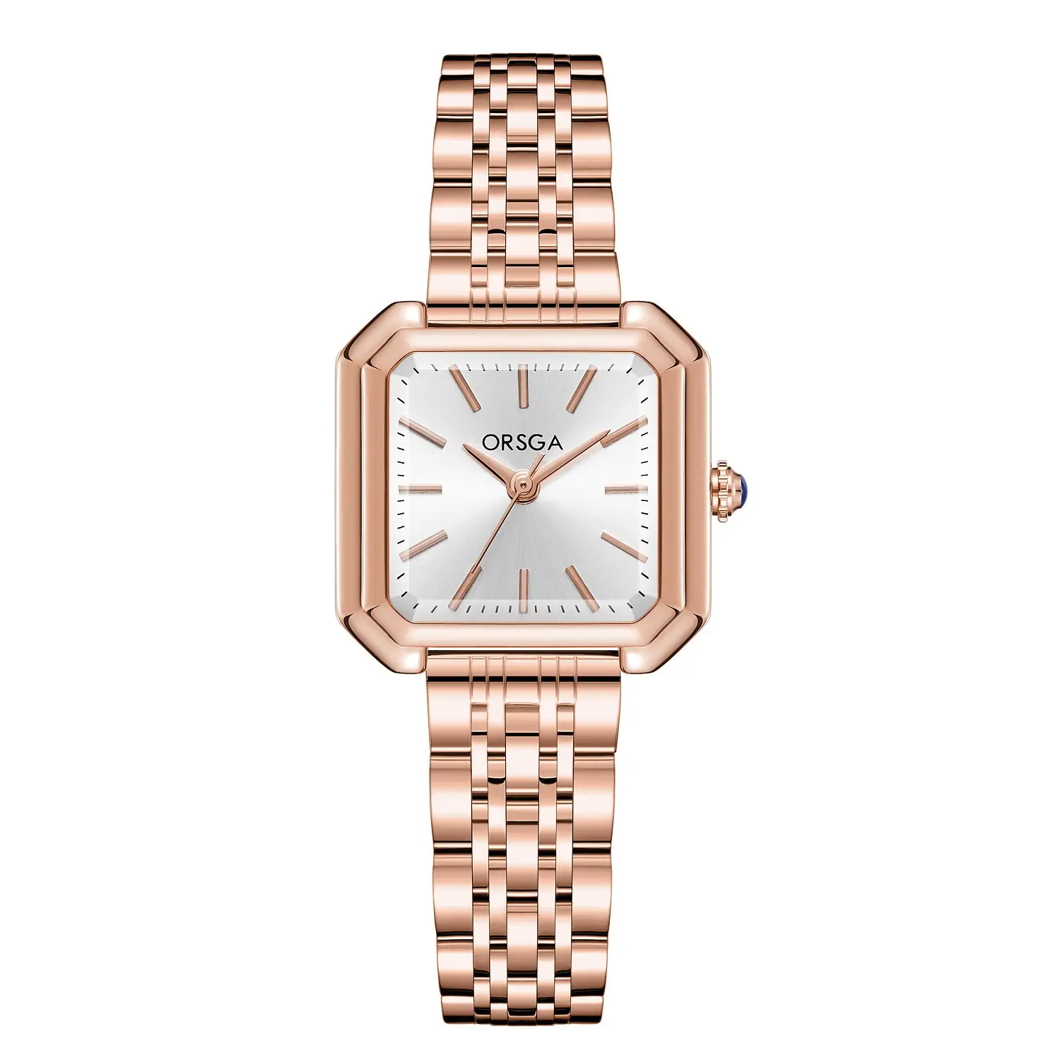 Orsga New Square Women's Watch Gold Silver Quartz Wristwatch