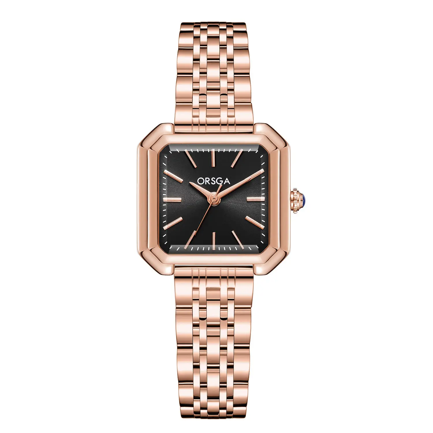 Orsga New Square Women's Watch Gold Silver Quartz Wristwatch