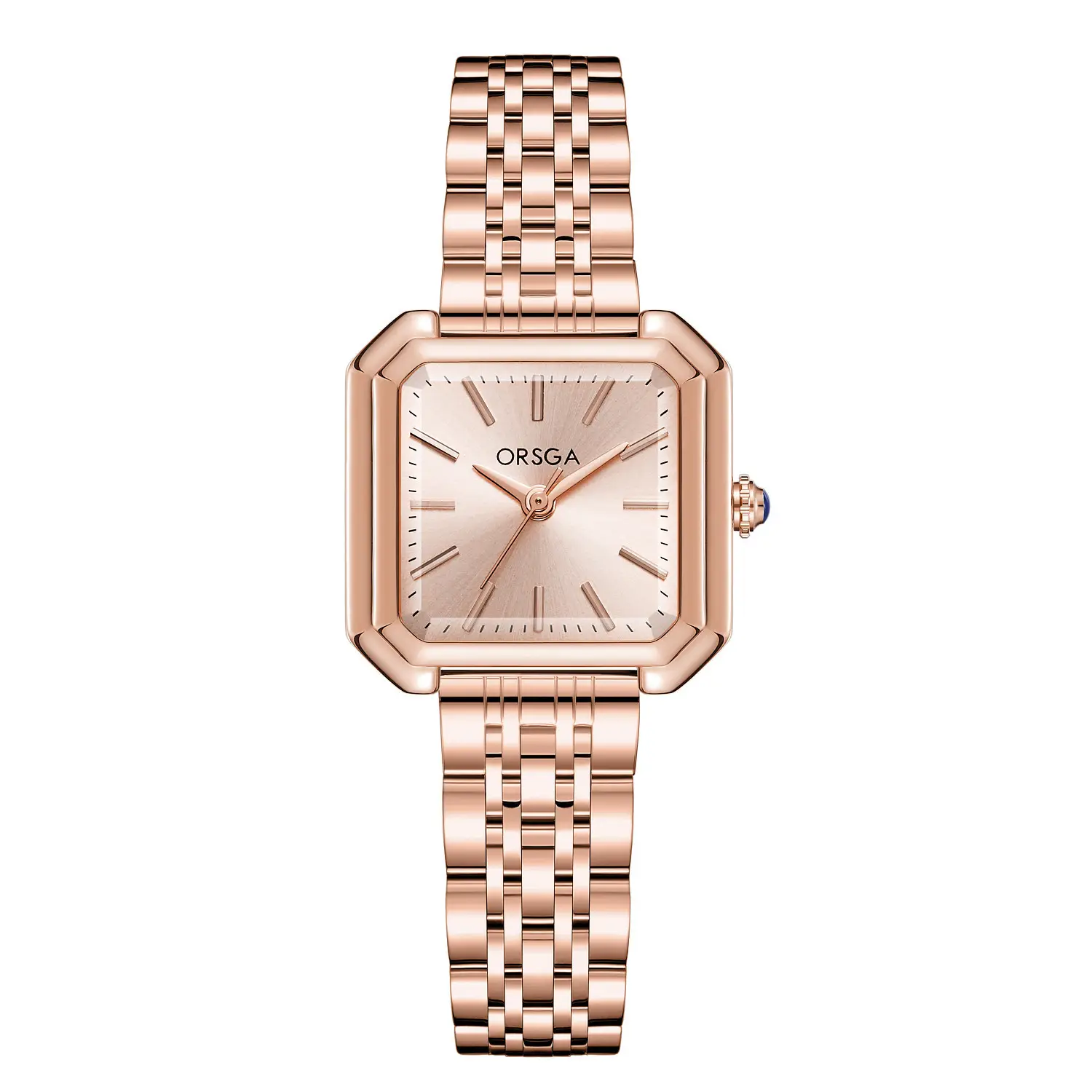 Orsga New Square Women's Watch Gold Silver Quartz Wristwatch
