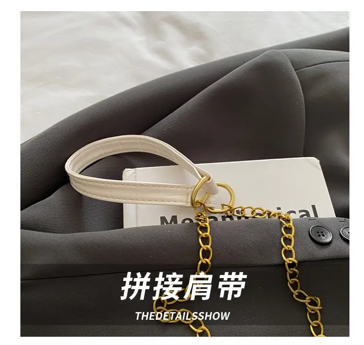 Green Crocodile Leather Chain Crossbody Bag for Women — feature 5