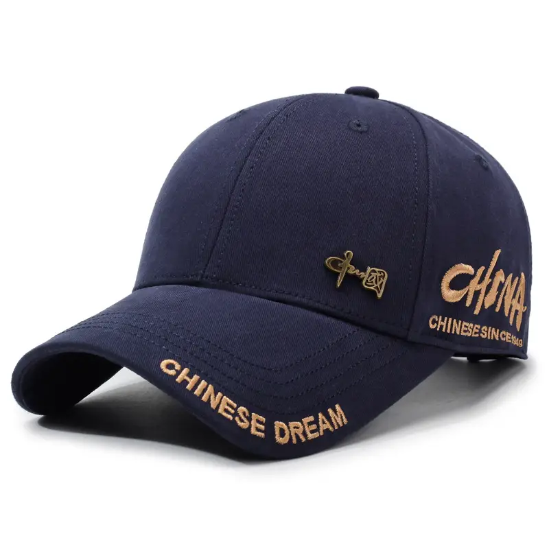 Chinese Embroidered Baseball Cap for Men Women - Image 3