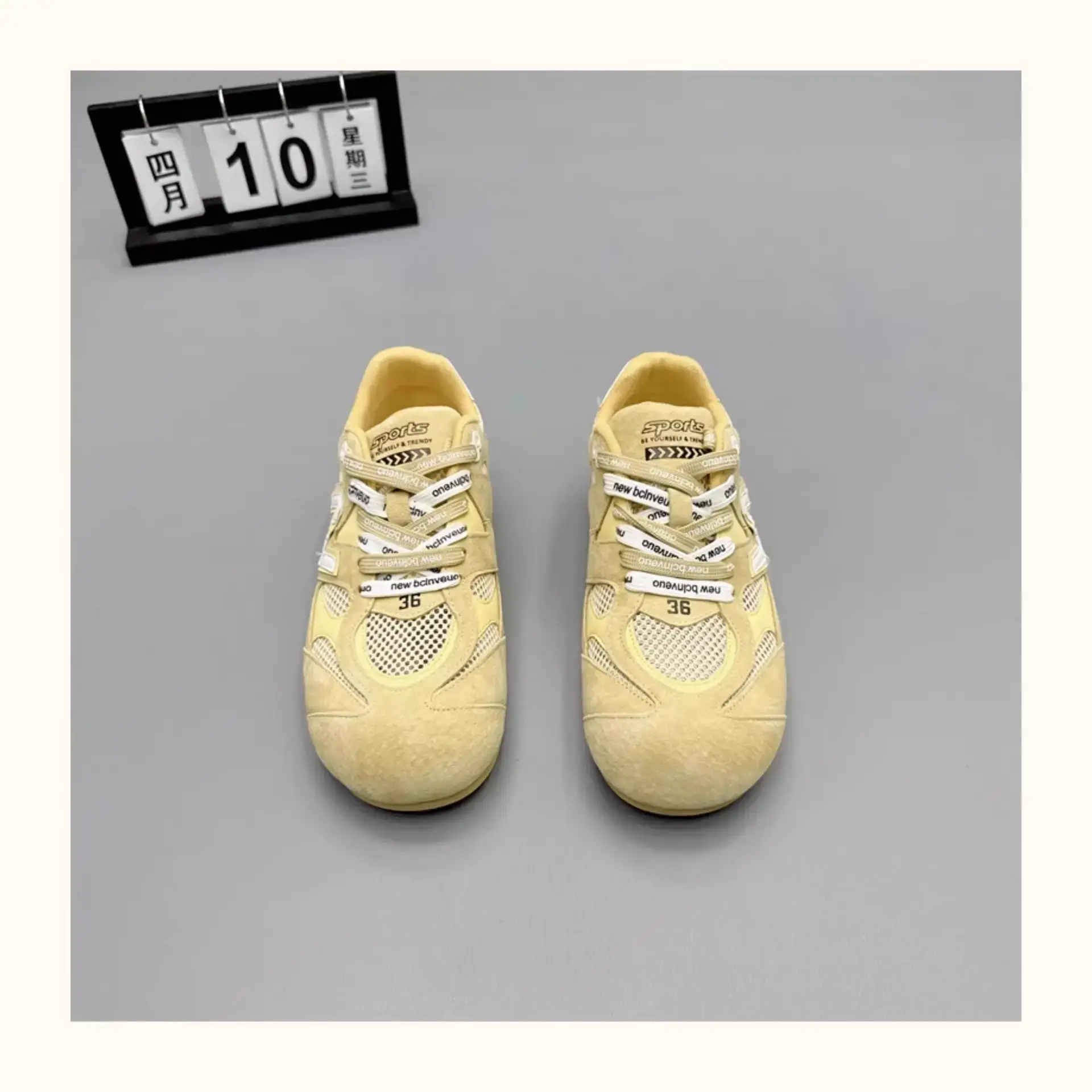 Women's White Blue Mesh Training Shoes 2025 - Image 4
