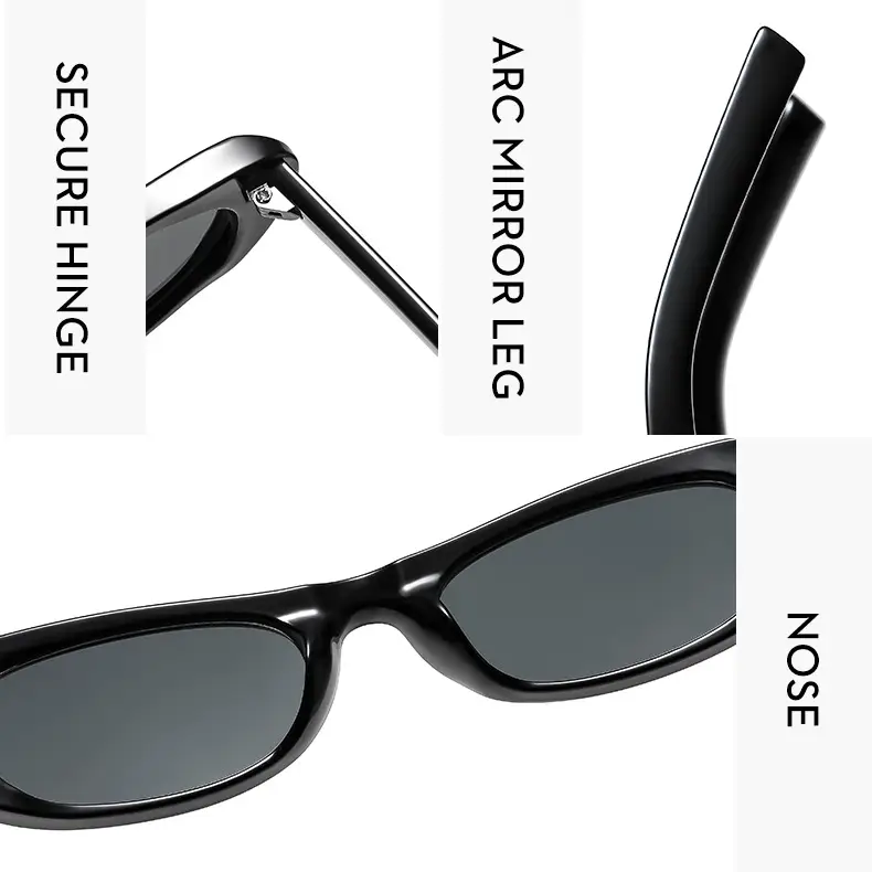 European American Retro Large Frame Sunscreen Sunglasses — feature 10