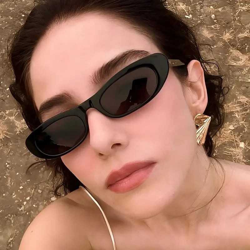 European American Retro Large Frame Sunscreen Sunglasses — feature 4