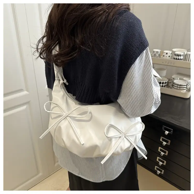 Sweet Bow Shoulder Bag for Women Spring Summer 2025 — feature 10